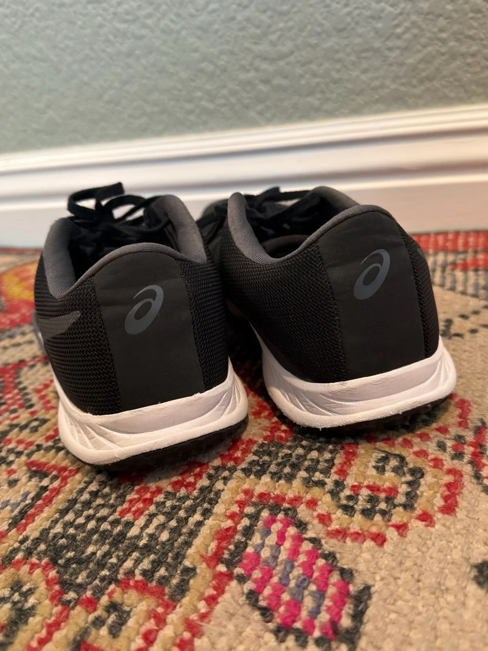Asics Black and Gray Weldon X Cross Trainers